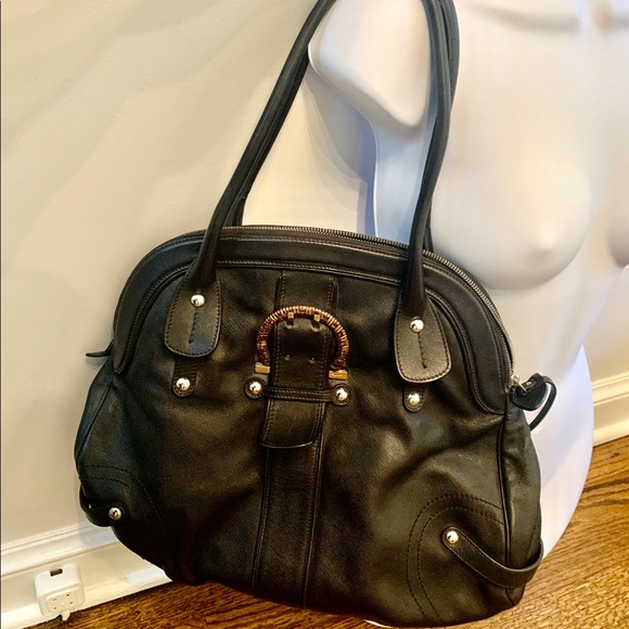 SALVATORE FERRAGAMO large black Dome Satchel - Picture 3 of 15